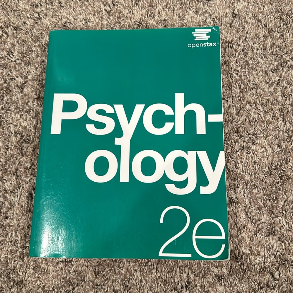 Psychology text book paper back